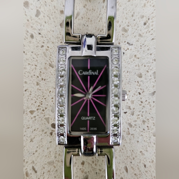 Cardinal Watch With Gems Good Condition - Picture 1 of 5